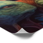 Trippy-Kreaturen Poster (Ecke)