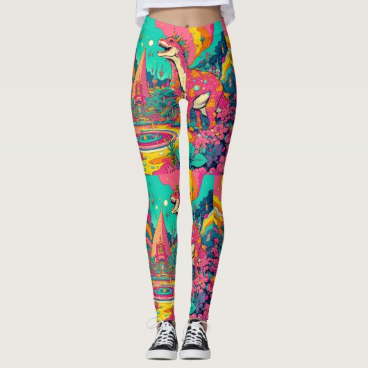 Trippy Leggings (Vorderseite)