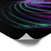 Trippy-Liebe-Fraktal Poster (Ecke)