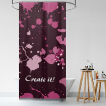 Trippy Lila Rosa Farbklecks Spritzer Tropfen