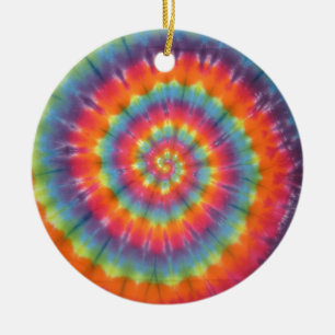 Trippy Little Swirl Gefärbte Krawatte PhatDyes Keramik Ornament