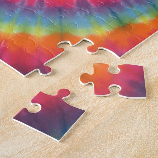 Trippy Little Swirl Gefärbte Krawatte PhatDyes Puzzle (Seite)