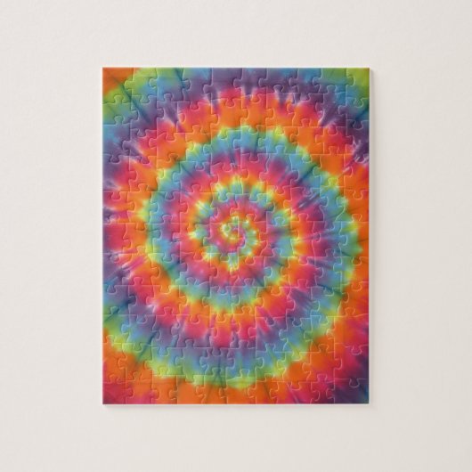 Trippy Little Swirl Gefärbte Krawatte PhatDyes Puzzle (Vertikal)
