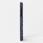 Trippy Magenta, Blue und Green Abstrakt Butterfly Case-Mate iPhone Hülle (Hinten/Links)