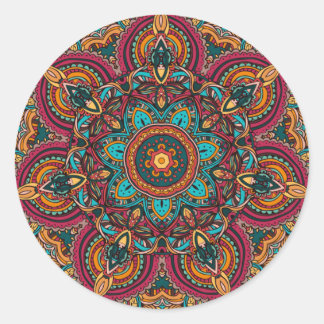 Trippy Mandala 2.25" Basic Button Schlüsselanhänge Runder Aufkleber