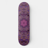 Trippy Mandala Art Skateboard (Vorderseite)