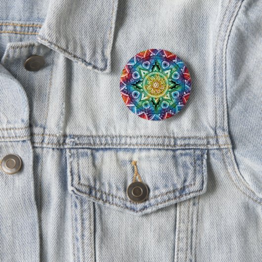 Trippy Mandala Button (Beispiel)