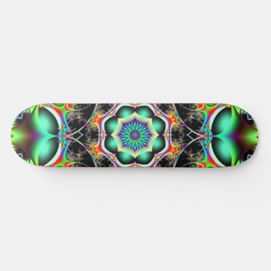 Trippy Mandala Skateboard (Horizontal)