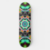 Trippy Mandala Skateboard (Vorderseite)