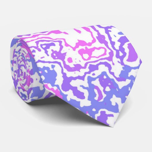 Trippy Marble Krawatte (Gerollt)