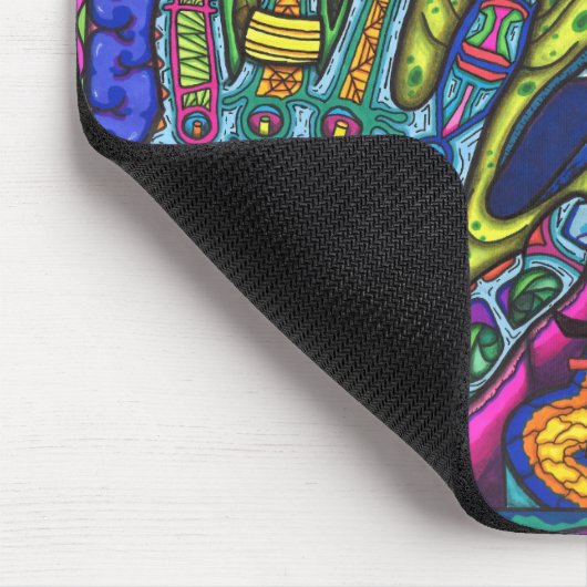 Trippy Mausunterlage Mousepad (Ecke)