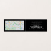 Trippy-Maze-Quadrate, Art Supplier Store, im Detai Visitenkarten (Innenseite Aufgefaltet)