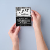 Trippy Maze Squares, Art Teacher, Art Clubs Flyer (Gruppe)