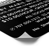 Trippy Maze Squares, Art Teacher, Art Clubs Poster (Ecke)