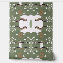 Trippy-Minimalistische Augen und Blätter