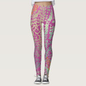 Trippy Modern Abstrakt Leggings (Vorderseite)