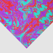 Trippy Modern Liquid Pop Art Candy Lovin Wrapping Seidenpapier (Detail)