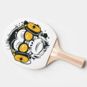 Trippy Monkey Ping Pong Paddle Tischtennis Schläger (Seitenansicht)