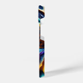 Trippy Mountain Sky Illusion ai generiert iPhone Hülle (Linke Seite)