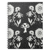 Trippy-Mushroom-Notebook Notizblock (Vorderseite)