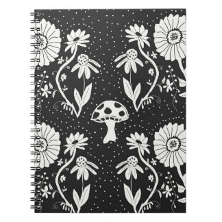 Trippy-Mushroom-Notebook Notizblock