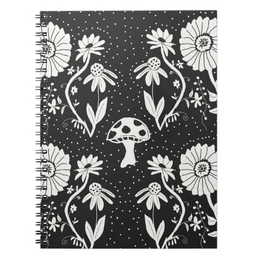 Trippy-Mushroom-Notebook Notizblock (Vorderseite)