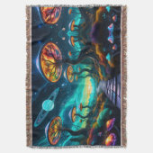 Trippy Mushroom Planet II Decke (Vorderseite Vertikal)