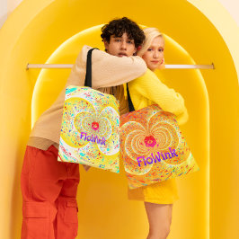 Trippy Orange Funky Tasche