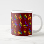 Trippy-Ornamente Jumbo-Tasse (Rechts)