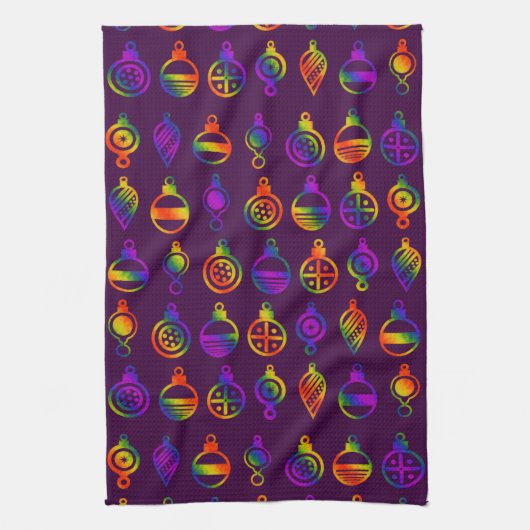 Trippy-Ornamente Küchentuch (Vertikal)