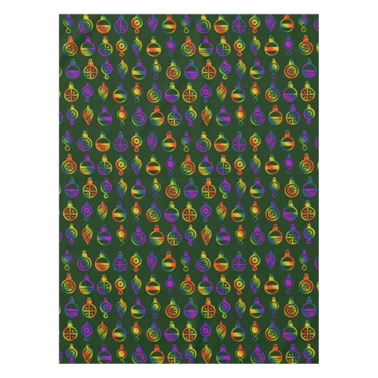 Trippy-Ornamente Tischdecke (Vorderseite)