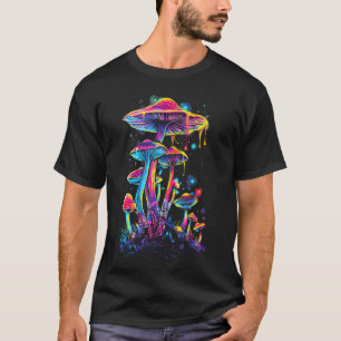 Trippy Pilz Fungi Tiefe psychedelische Pilze T-Shirt