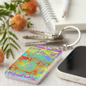 trippy Pilz Schlüsselanhänger (Vorderseite rechts)