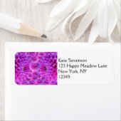 Trippy Pink PomPom Dahlia Blume (Insitu)