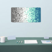 Trippy-Pixel-Abstrakte Frayromantic-Pride-Flag Banner (Messe)