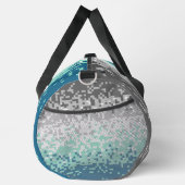 Trippy-Pixel-Abstrakte Frayromantic-Pride-Flag Duffle Bag (Rechts)