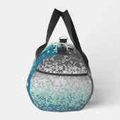 Trippy-Pixel-Abstrakte Frayromantic-Pride-Flag Duffle Bag (Rechts)