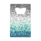 Trippy-Pixel-Abstrakte Frayromantic-Pride-Flag Geldbeutel Flaschenöffner (Rückseite)