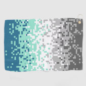 Trippy-Pixel-Abstrakte Frayromantic-Pride-Flag Golfhandtuch (Horizontal)