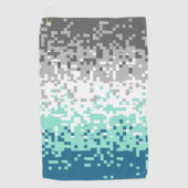 Trippy-Pixel-Abstrakte Frayromantic-Pride-Flag Golfhandtuch (Vorderseite)