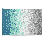 Trippy-Pixel-Abstrakte Frayromantic-Pride-Flag Kissenbezug (Rückseite-Rechts)
