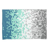 Trippy-Pixel-Abstrakte Frayromantic-Pride-Flag Kissenbezug (Vorderseite-Rechts)