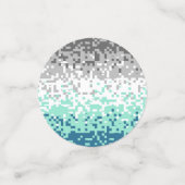 Trippy-Pixel-Abstrakte Frayromantic-Pride-Flag Konfetti (Klein Vorderseite)