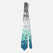 Trippy-Pixel-Abstrakte Frayromantic-Pride-Flag Krawatte (Vorderseite)