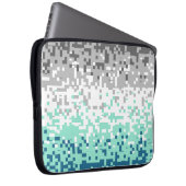 Trippy-Pixel-Abstrakte Frayromantic-Pride-Flag Laptopschutzhülle (Vorne Rechts)