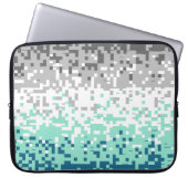 Trippy-Pixel-Abstrakte Frayromantic-Pride-Flag Laptopschutzhülle (Vorderseite)