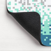 Trippy-Pixel-Abstrakte Frayromantic-Pride-Flag Mousepad (Ecke)