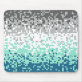 Trippy-Pixel-Abstrakte Frayromantic-Pride-Flag Mousepad (Vorne)