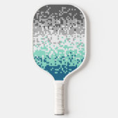 Trippy-Pixel-Abstrakte Frayromantic-Pride-Flag Pickleball Schläger (Vorderseite)