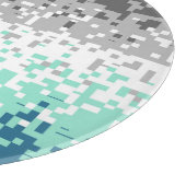 Trippy-Pixel-Abstrakte Frayromantic-Pride-Flag Schneidebrett (Ecke)